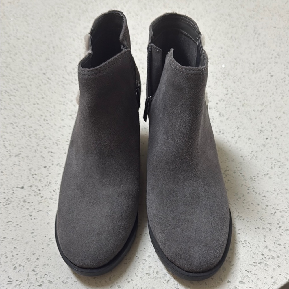 Koolaburra Charcoal Ankle Boots